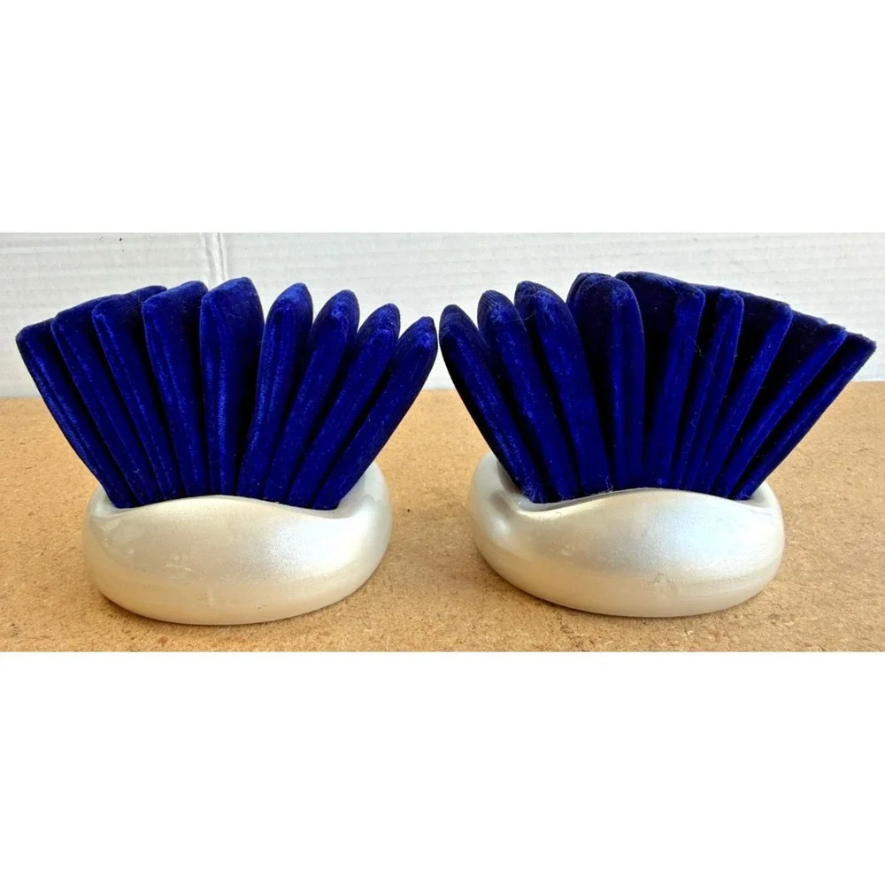 Pylones Paris Design Vincent Demeaux BLUE CD Holder Velvet‎ Rack Novelty